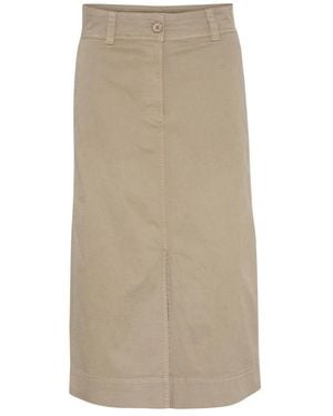 Part Two Midi Skirts - Natural