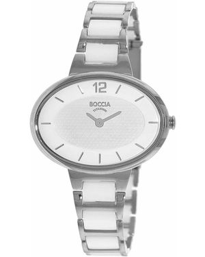 Boccia Horloge - Metallic