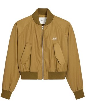 Ami Paris Jassen ,Groen ,Katoen Bomber Havane