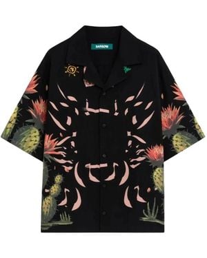 Barrow Poplin Shirt - Schwarz