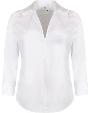 Elisabetta Franchi Blouses - White