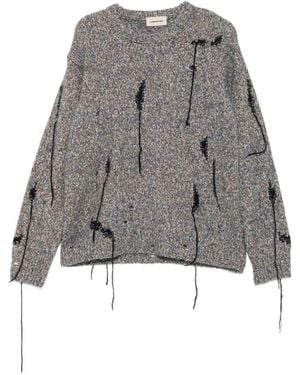 ATOMOFACTORY Round-Neck Knitwear - Grigio