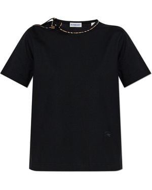 Burberry T-Shirts - Black