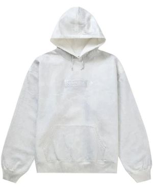 Maison Margiela Weiße hoodie zusammenarbeit supreme stil