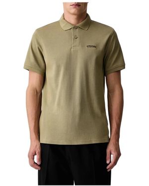 Barbour Tops ,Groen ,Katoen Pin Badge Polo