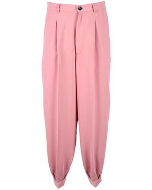 Semicouture Pantaloni in poliestere - Rosa
