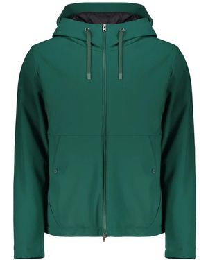 Herno Puffer Jacket Met Capuchon - Groen