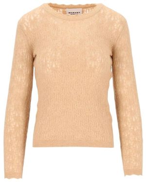 Isabel Marant Truien & Vesten ,Obeline-Gb Trui Met Ronde Hals - Naturel