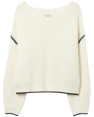 Dagmar V-Neck Knitwear - Neutre