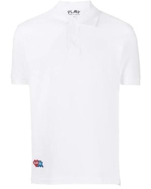 COMME DES GARÇONS PLAY Polo Shirts - White