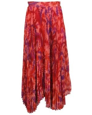 Dondup Midi Skirts - Red