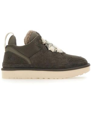 UGG Schoenen ,Grijs ,Wol Lowmel Sneakers - Bruin