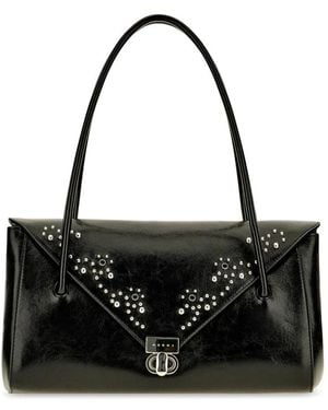 Marni E/W Schultertasche Mit Nieten - Schwarz