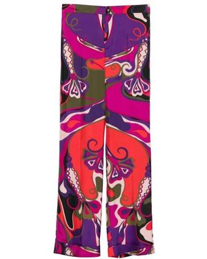 PUCCI Wide Trousers - Morado