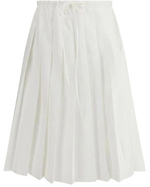 Prada Midi Skirts - White