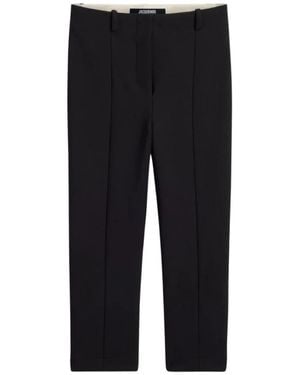 Jacquemus Cropped Trousers - Zwart