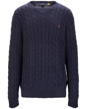 Ralph Lauren Round-Neck Knitwear - Bleu