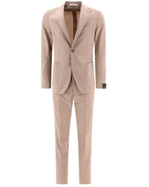 Tagliatore Single Breasted Suits - Neutro