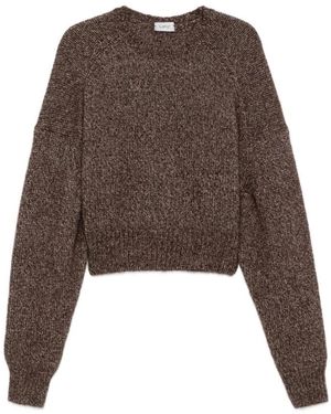 Mrz Round-Neck Knitwear - Marrón
