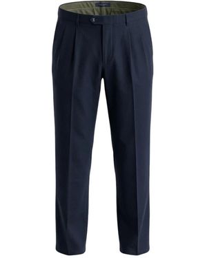 Aspesi Cn A Cp63 D569 Slim Banana Broek - Blauw