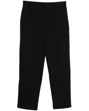 Emporio Armani Straight Trousers - Black