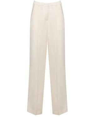 Peserico Broeken ,Wit ,Aurea Broek