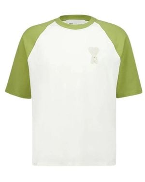 Ami Paris T-Shirts - Verde