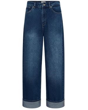 Part Two Wide Jeans - Azul