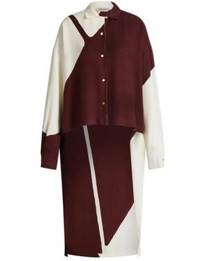 Alberta Ferretti Shirt Dresses - Red