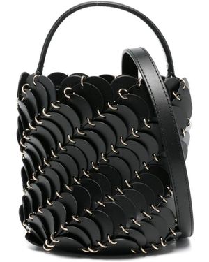 Rabanne Bucket Bag - Schwarz