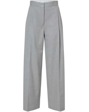 Maison Kitsuné Straight Trousers - Gris