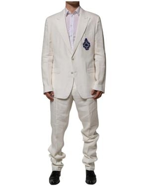 Dolce & Gabbana Single Breasted Suits - Gray