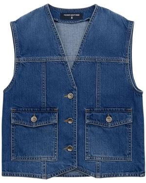 Patrizia Pepe Waistcoats - Blue