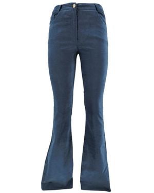 D.exterior Wide Trousers - Blue