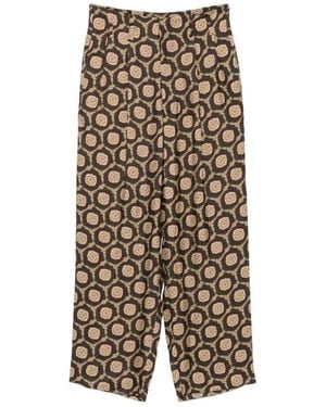 Emporio Armani Wide Trousers - Natural