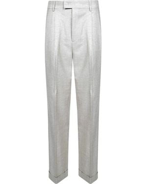 Berwich Straight Trousers - Grigio