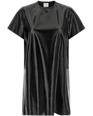 Courreges Short Dresses - Black