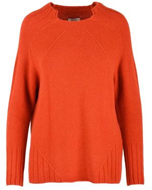 Dixie Round-Neck Knitwear - Orange