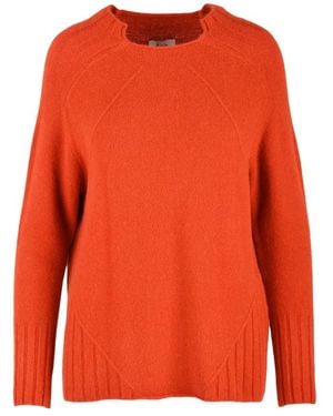 Dixie Rundhals-Strickware - Orange