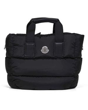 Moncler Trapezoidal Quilted Tote - Zwart