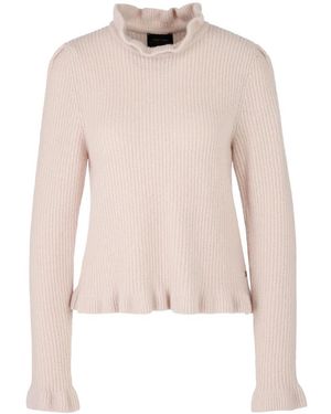 Marc Cain Truien & Vesten ,Bruin ,Taupe Sweater Zc 41.15 M15 - Roze