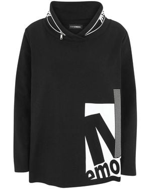 Doris Streich Zip-Sweatshirt - Schwarz