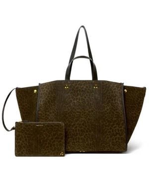Jérôme Dreyfuss Tassen ,Bruin ,Leer Léon M Tote Bag