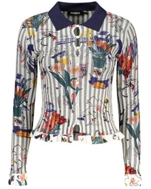 Desigual Flowpock Sweater - Blauw
