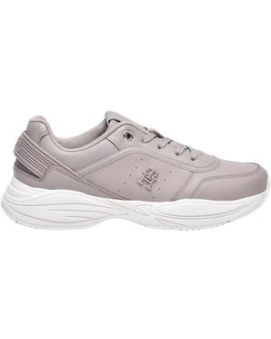Tommy Hilfiger Padded Tech Heel Runner Trainers - Grey