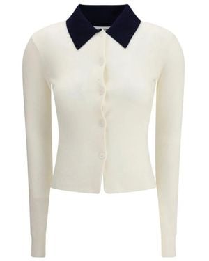 Self-Portrait Cardigans - Blanco