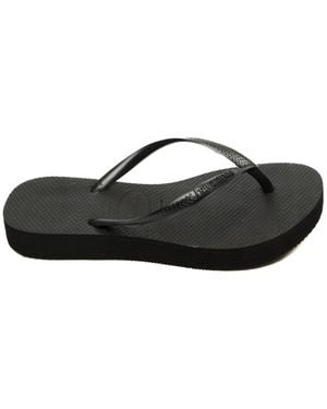 Havaianas Schoenen ,Zwart ,Slim Flatform