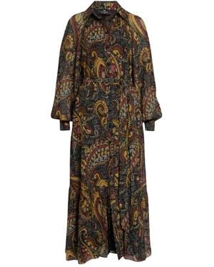 Etro Shirt Dresses - Marron