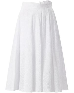 MSGM Midi Skirts - White