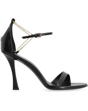 Givenchy Schoenen ,Zwart ,Leer 4G Liquid Sandalen